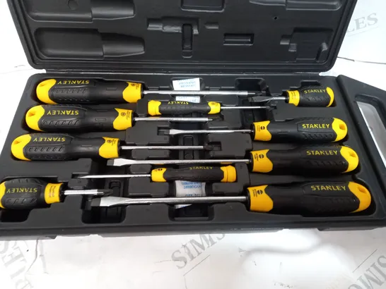 STANLEY CUSHION GRIP 10PC SCREWDRIVER SET 