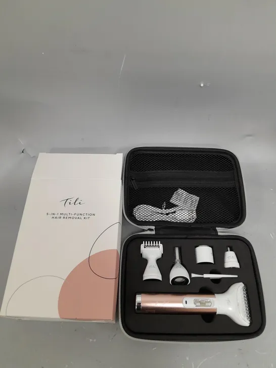 BOXED TILI 5-IN-1 MULTI FUNCTIONAL HAIR REMOVAL KIT 