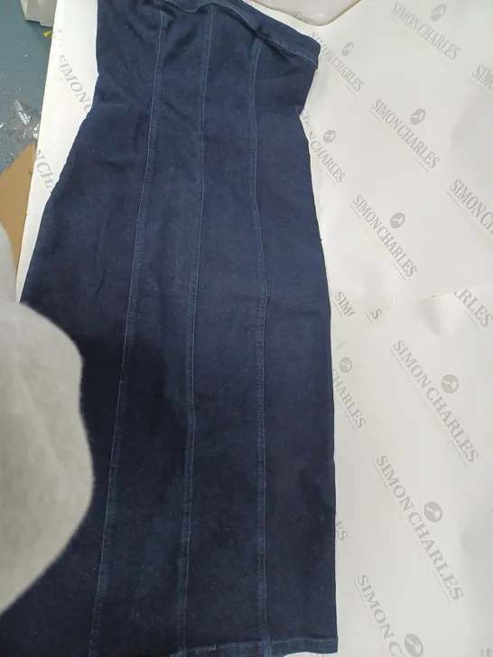 RIVER ISLAND DARK DENIM DRESS SIZE 12