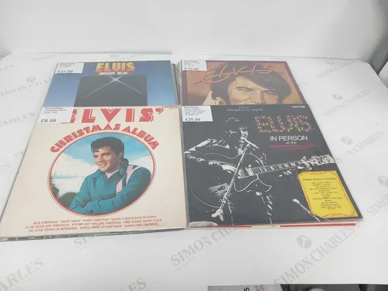 ELVIS PRESLEY VINYL RECORD COLLECTION. APPROXIMATELY 42 VINYL LPS AND BOX SETS.  AN IMPRESSIVE COLLECTION.