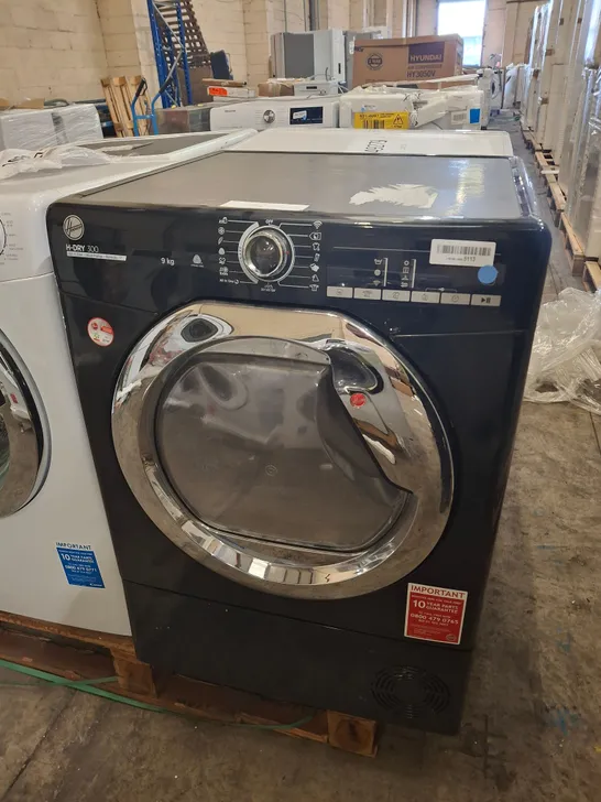 HOOVER H-DRY 300 HLEH9A2TCEB FREESTANDING HEAT PUMP TUMBLE DRYER - UNPROCESSED RAW RETURN