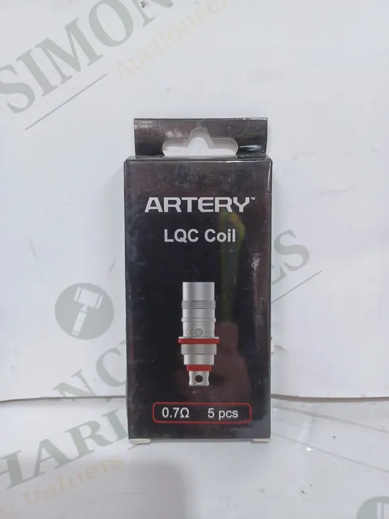 LOT TO CONTAIN APPROX. 20 X 5PC ARTERY LQC E-CIGARETTE COILS