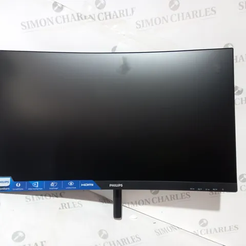 BOXED PHILIPS E LINE 24" FULL HD CURVED LCD MONITOR