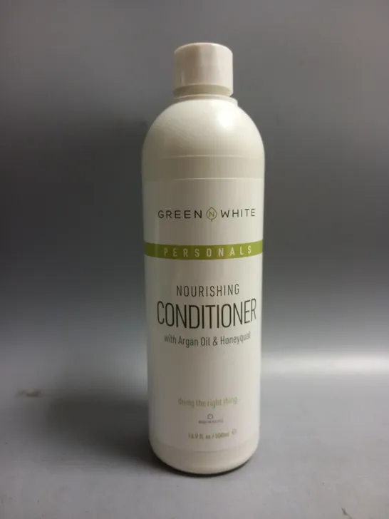 BOX OF APPROX 30 GREEN N WHITE CONDITIONER 500ML EACH - COLLECTION ONLY