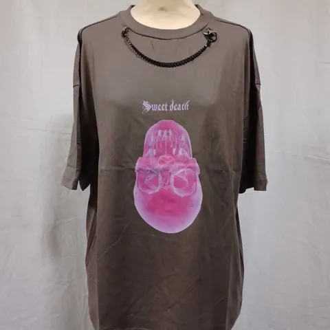 BRAND NEW KOI SWEET DEATH UNISEX OVERSIZED T-SHIRT - SIZE S