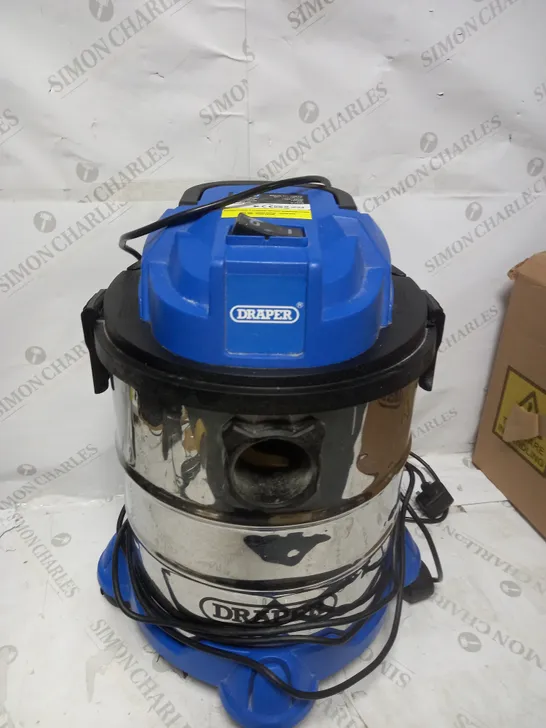 DRAPER 20515 WET AND DRY 1250W VACUUM CLEANER