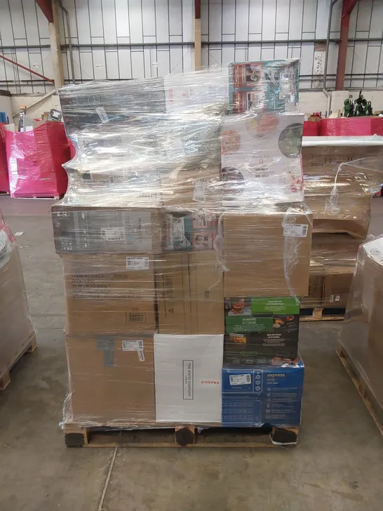 PALLET OF APPROXIMATELY 34 UNPROCESSED RAW RETURN HOUSEHOLD AND ELECTRICAL GOODS TO INCLUDE;