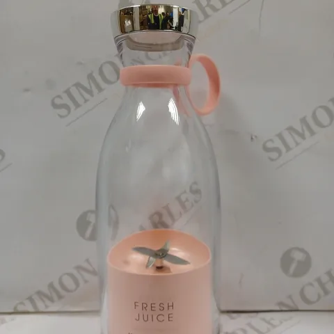 BOXED UNBRANDED MINI FAST PORTABLE FRESH JUICER IN PINK