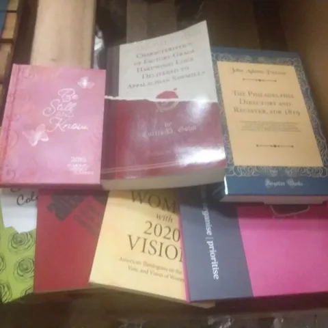 PALLET OF ASSORTED BOOKS INCLUDING PLANNERS, COLOURING BOOKS