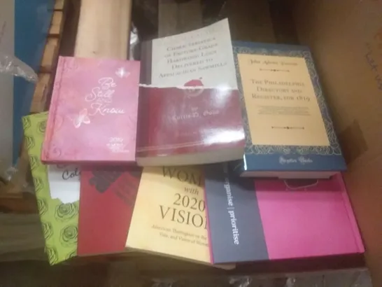 PALLET OF ASSORTED BOOKS INCLUDING PLANNERS, COLOURING BOOKS