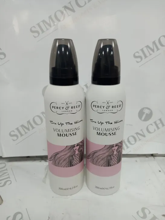 PERCY REED LONDON VOLUMIZING MOUSSE 200ML EACH