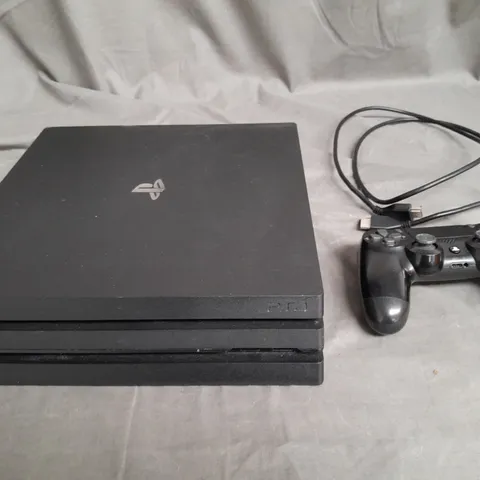 SONY PS4 BLACK CONSOLE WITH CONTROLLER AND HDMI CABLE