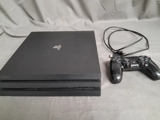 SONY PS4 BLACK CONSOLE WITH CONTROLLER AND HDMI CABLE