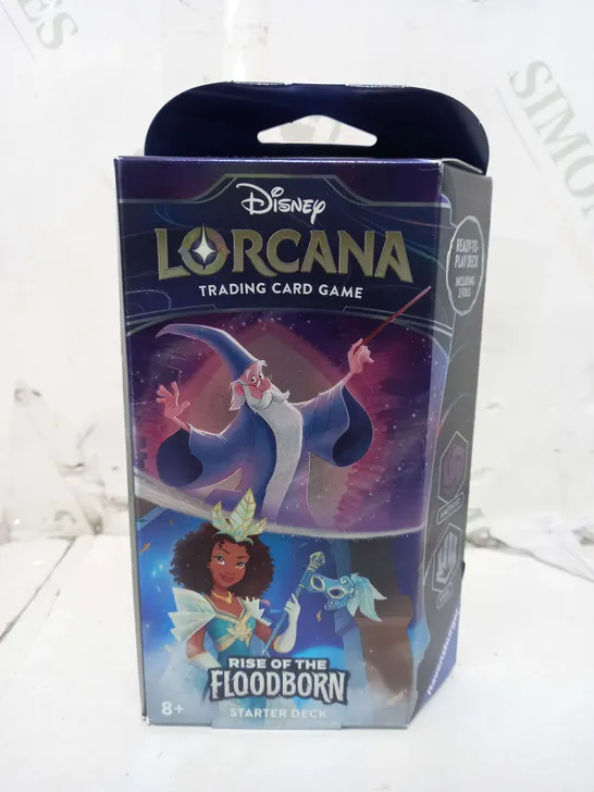 BRAND NEW BOXED DISNEY LORCANA TRADING CARD GAME RISE OF THE FLOODBORN STARTER DECK