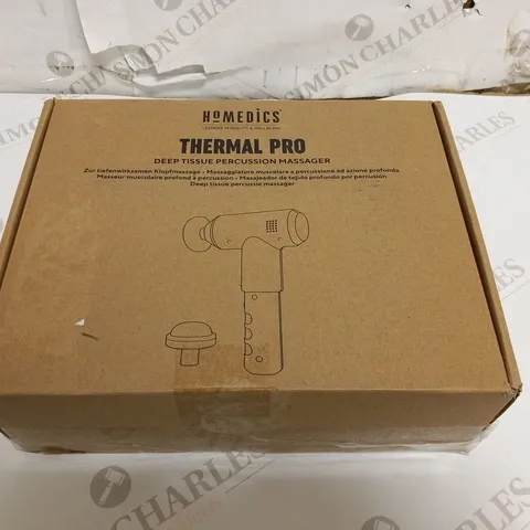 BOXED HOMEDICS THERMAL PRO DEEP TISSUE PERCUSSION MASSAGER