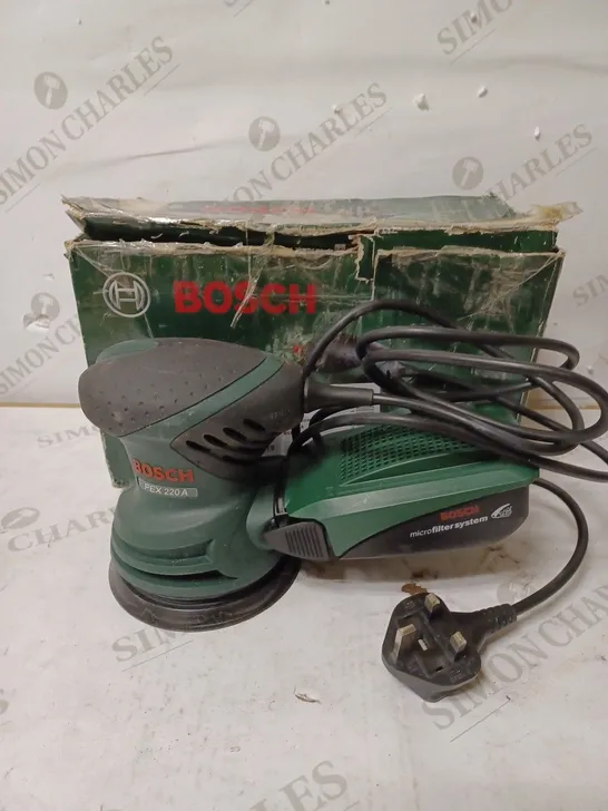 BOSCH HOME AND GARDEN RANDOM ORBIT SANDER PEX 220 A