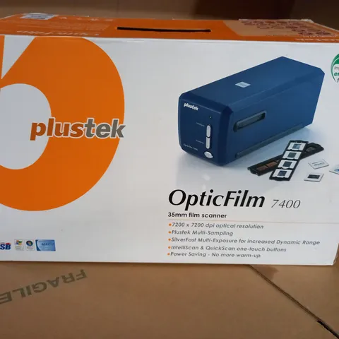 BOXED PLUS TEK OPTIC FILM 7400 35MM FILM SCANNER