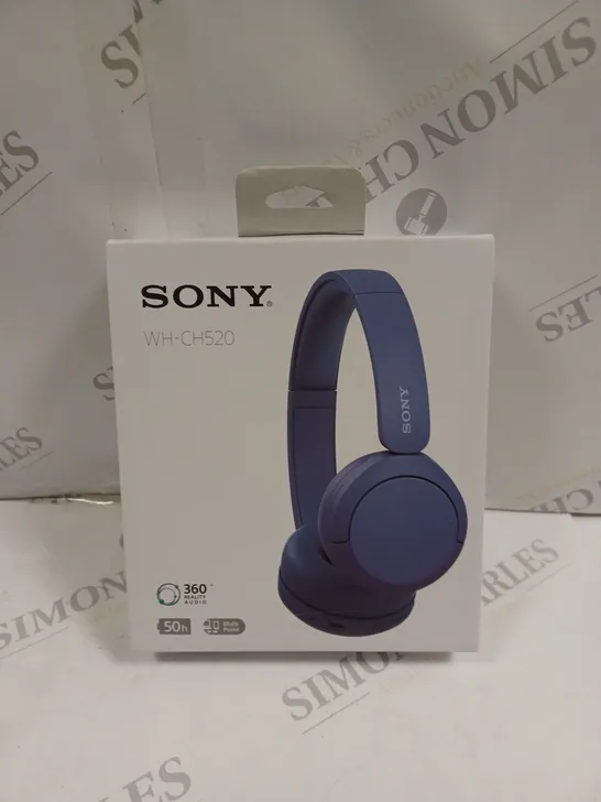 BOXED SONY WH-CH520 WIRELESS HEADPHONES 