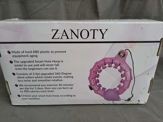 BOXED ZANOTY SMART WEIGHTED HULA HOOP 