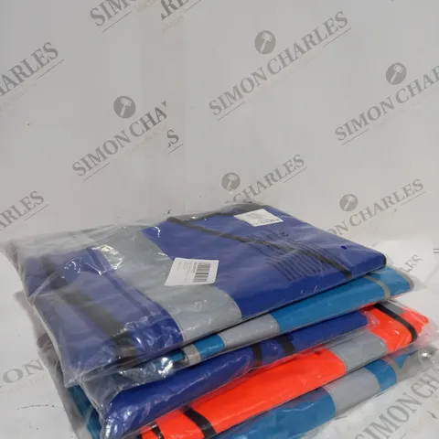 5 X MIX AND MATCH HIGH VISIBILTY JACKETS INCLUDING COLOUR OF BLUE AND ORANGE 