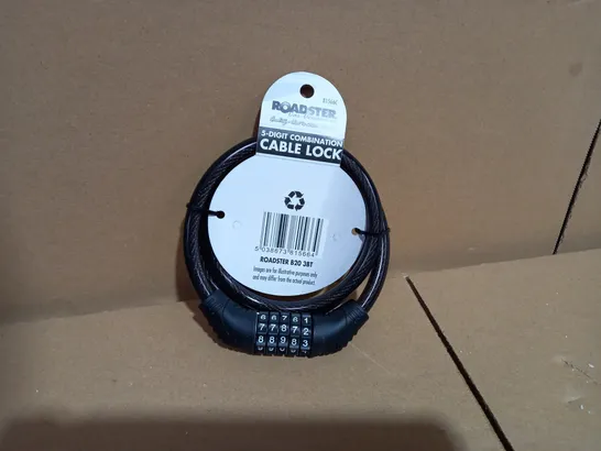 5-DIGIT COMBINATION  CABLE LOCK