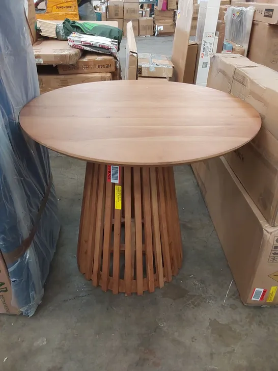 DESIGNER ROUND SOLID WOOD DINING TABLE 