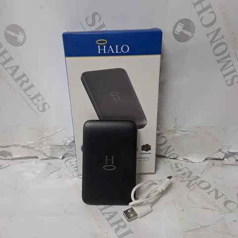BOXED HALO 5000 POWER BANK RECHARGES ALL USB DEVICES