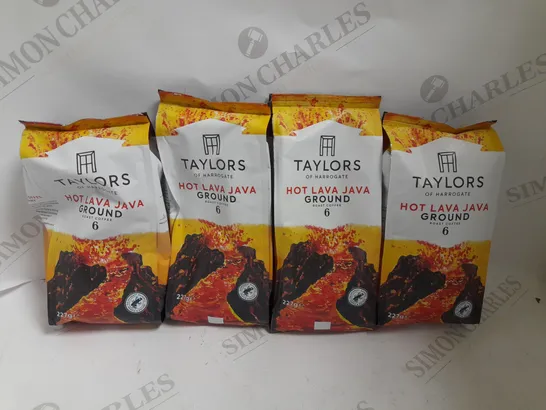 BOX OF APPROX 10 ITEMS TO INCLUDE TAYLORS HOT LAVA JAVA GROUND COFFEE