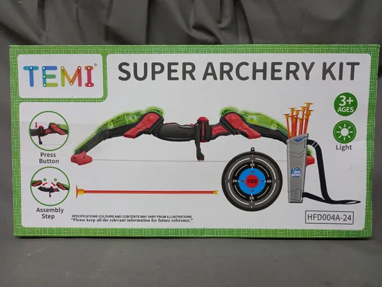 BOXED TEMI SUPER ARCHERY KIT