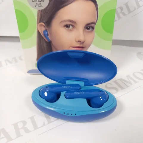 BOXED BELKIN SOUNDFORM NANO WIRELESS EARBUDS FOR KIDS 