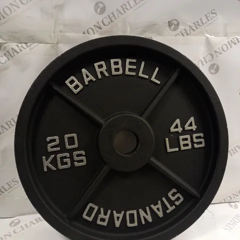 BARBELL STANDARD 20KGS WEIGHT PLATE 