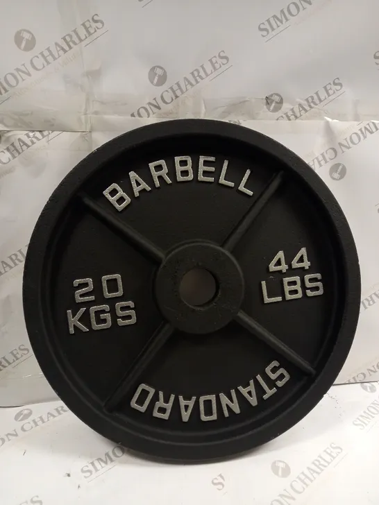 BARBELL STANDARD 20KGS WEIGHT PLATE 