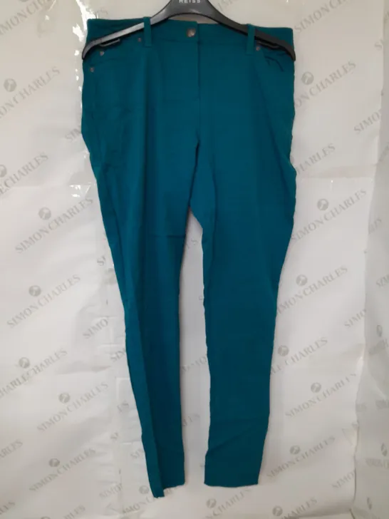 ZAC & RACHEL SKINNY JEANS IN TEAL SIZE 10