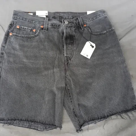 LEVI'S 501 '90S SHORTS IN DARK GREY SIZE 29