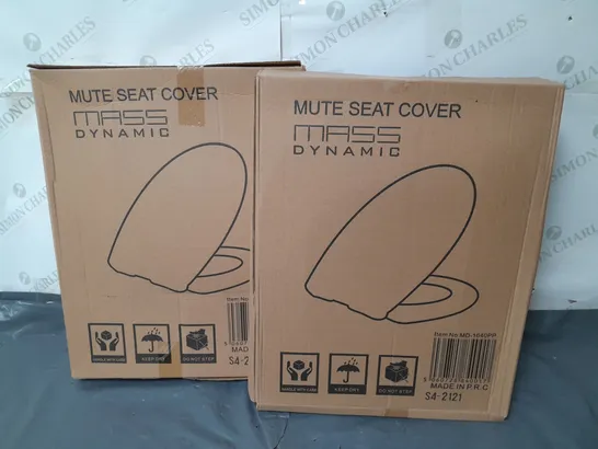 LOT OF 2 MASS DYNAMIC MUTE SEAT COVERS