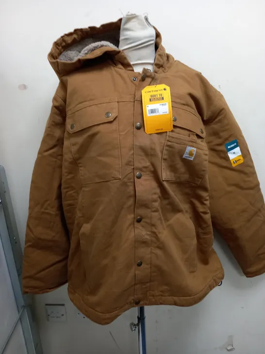 CARHARTT RELAXED FIT SHERPA LINED UTILITY JACKET - SIZE XL