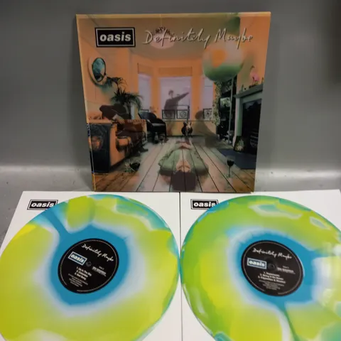 OASIS DEFINITELY MAYBE 30TH ANNIVERSARY LENTICULAR SLEEVE LIMITED EDITION VINYL - 13284/15000