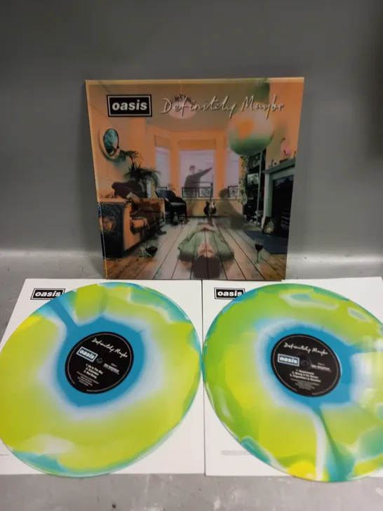 OASIS DEFINITELY MAYBE 30TH ANNIVERSARY LENTICULAR SLEEVE LIMITED EDITION VINYL - 13284/15000