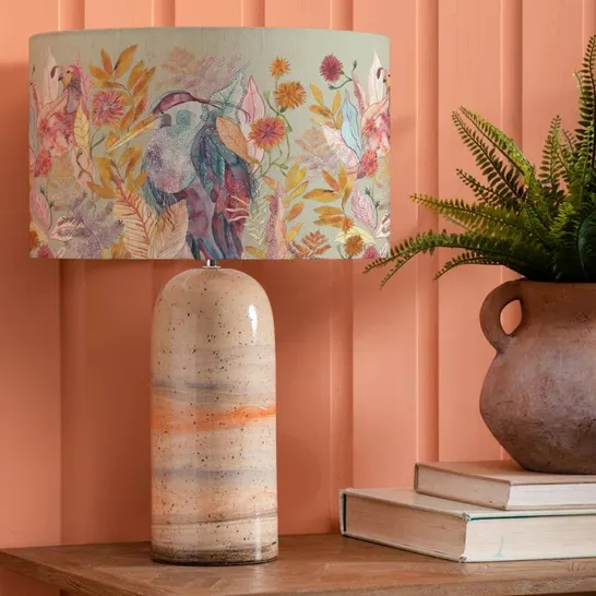 BOXED ENNERDALE FOREST CERAMIC TABLE LAMP 