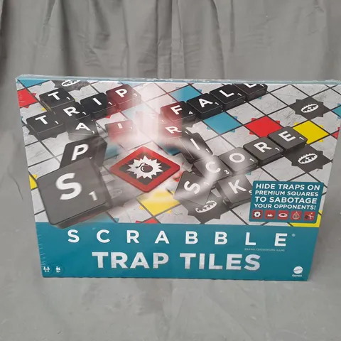 BOXED AND SEALED SCARBBLE TRAP TILES GAME