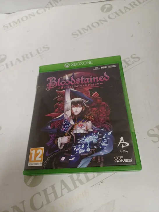 XBOX ONE BLOODSTAINES RITUAL OF THE NIGHT 