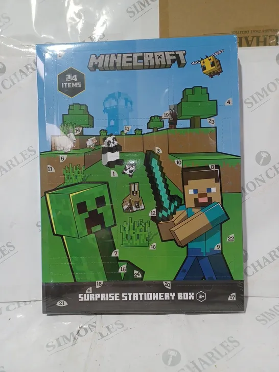 BOXED MINECRAFT SURPRISE STATIONERY BOX ADVENT CALENDAR