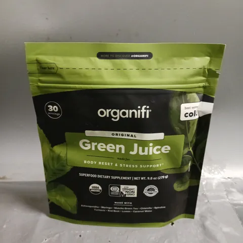 ORGANIFI GREEN JUICE BODY RESET & STRESS SUPPORT SUPPLEMENT (30 SERVINGS - (279g)