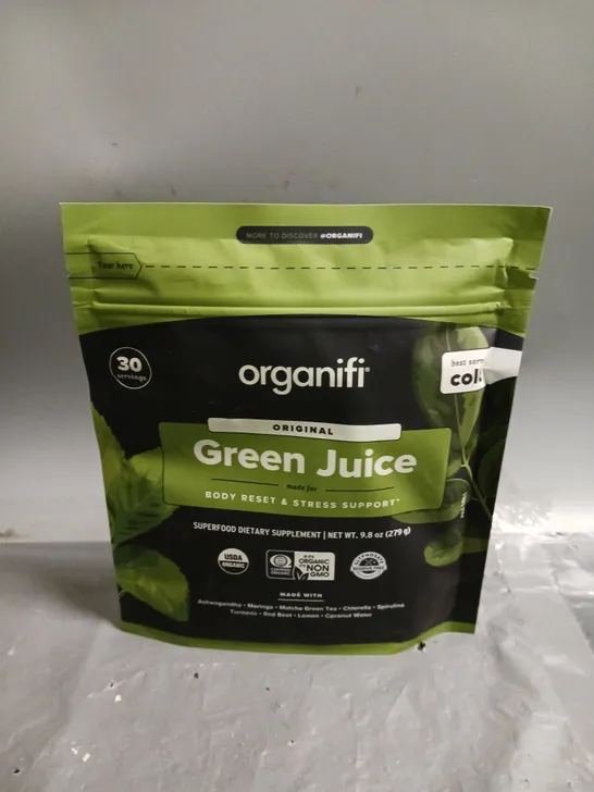 ORGANIFI GREEN JUICE BODY RESET & STRESS SUPPORT SUPPLEMENT (30 SERVINGS - (279g)