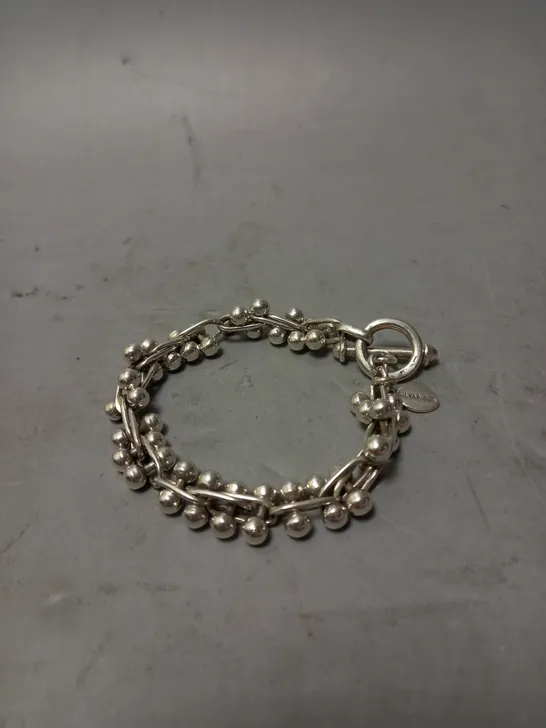 SILVARIOUS 925 STERLING SILVER CLASSIC BERRY BRACELET