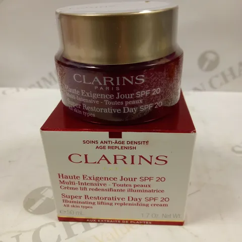 CLARINS PARIS SUPER RESTORATIVE DAY CREAM SPF 20