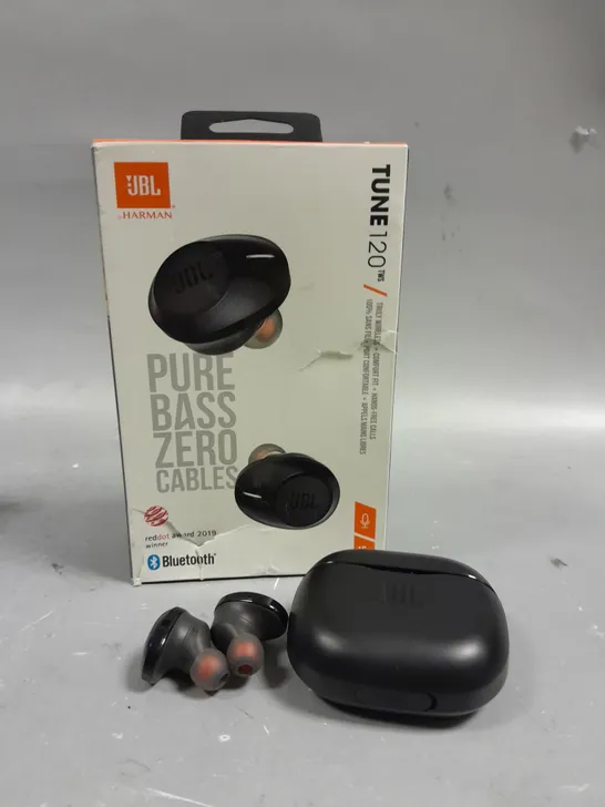 BOXED JBL TUNE 120 WIRELESS EARPHONES 