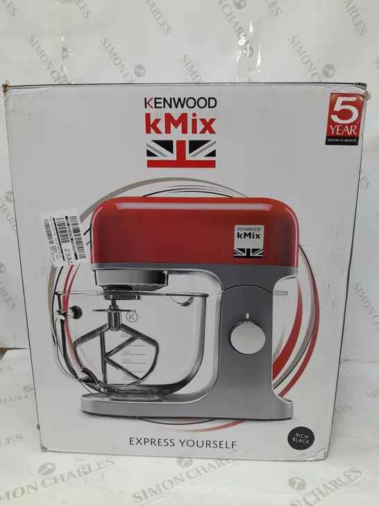 BOXED KENWOOD KMIX STAND MIXER - BLACK  RRP £429.99