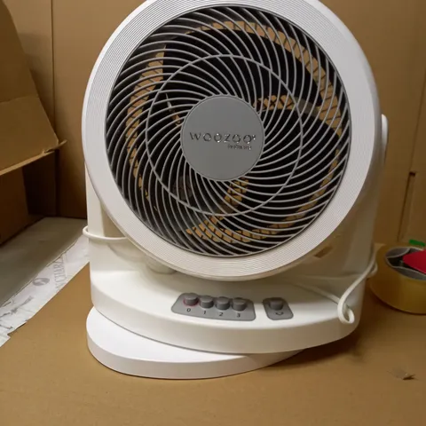 WOOZOO SILENT DESK FAN - WHITE 