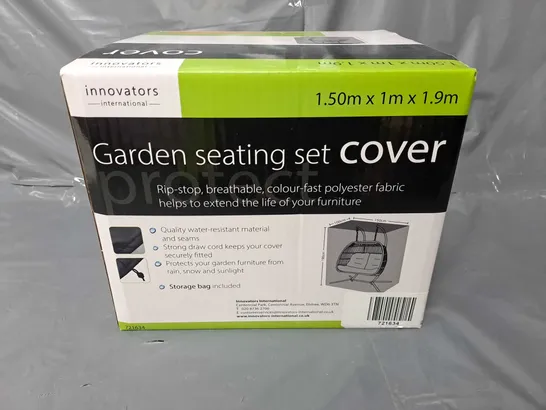 BOXED INNOVATORS GARDEN SEATING SET COVER 